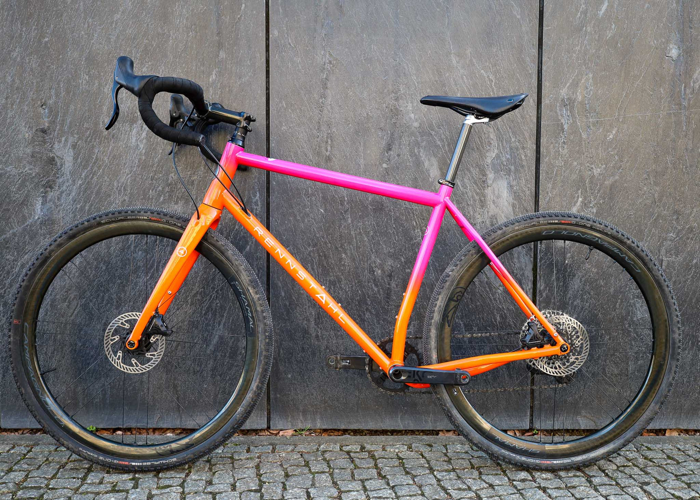 Rennstahl 853 Gravel Bike aus Stahl Campagnolo Ekar